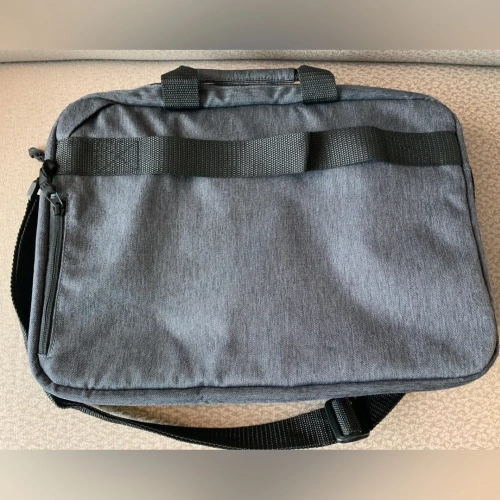 HP Stylish Gray Laptop Bag, NWOT